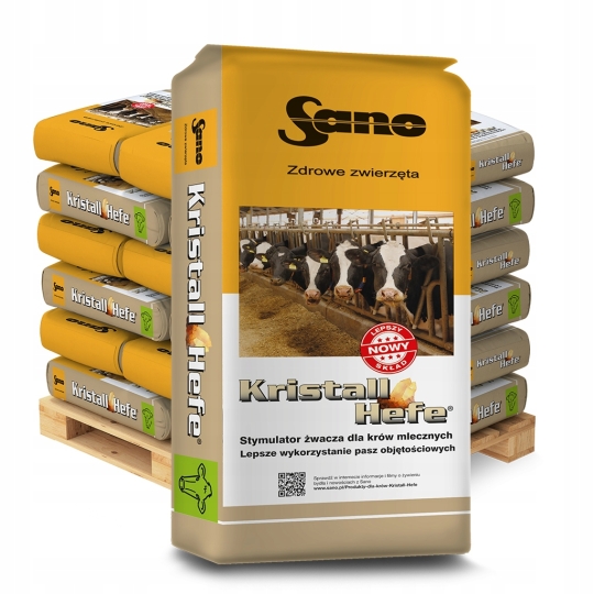 SANO Kristall Hefe 25kg Stymulator żwacza DROŻDŻE
