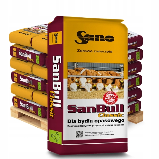 SANO SanBull Classic 1000kg Koncentrat Dla Opasów 40x25kg