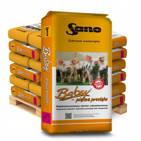 SANO BABSY piękne prosięta PASZA dla odsadzonych PROSIĄT 25kg