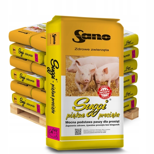 SANO SUGGI mieszanka paszowa uzupełniająca dla prosiąt 25kg