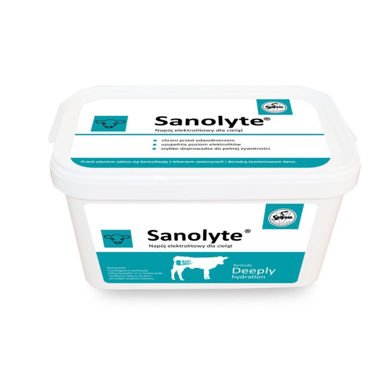 Sanolyte 2 kg – elektrolity dla cieląt