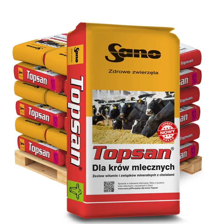 Topsan – kompleks witaminowo-mineralny dla krów wysokowydajnych 25 kg